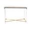 3.5ft. Clear Contemporary Acrylic Console Table